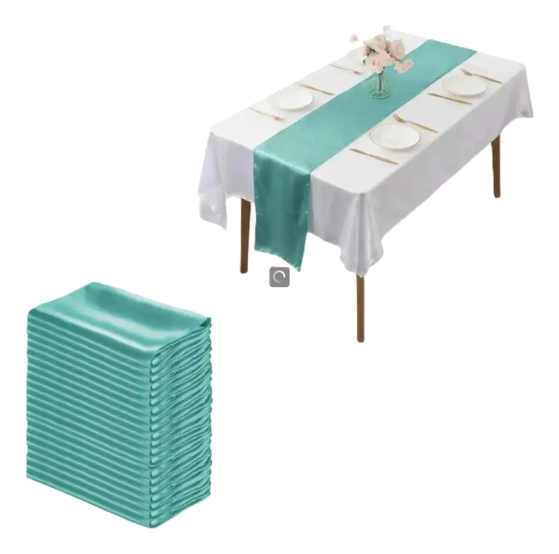 CAMINOS DE MESA SATINADOS EN VARIOS COLORES 30X300CM - 1