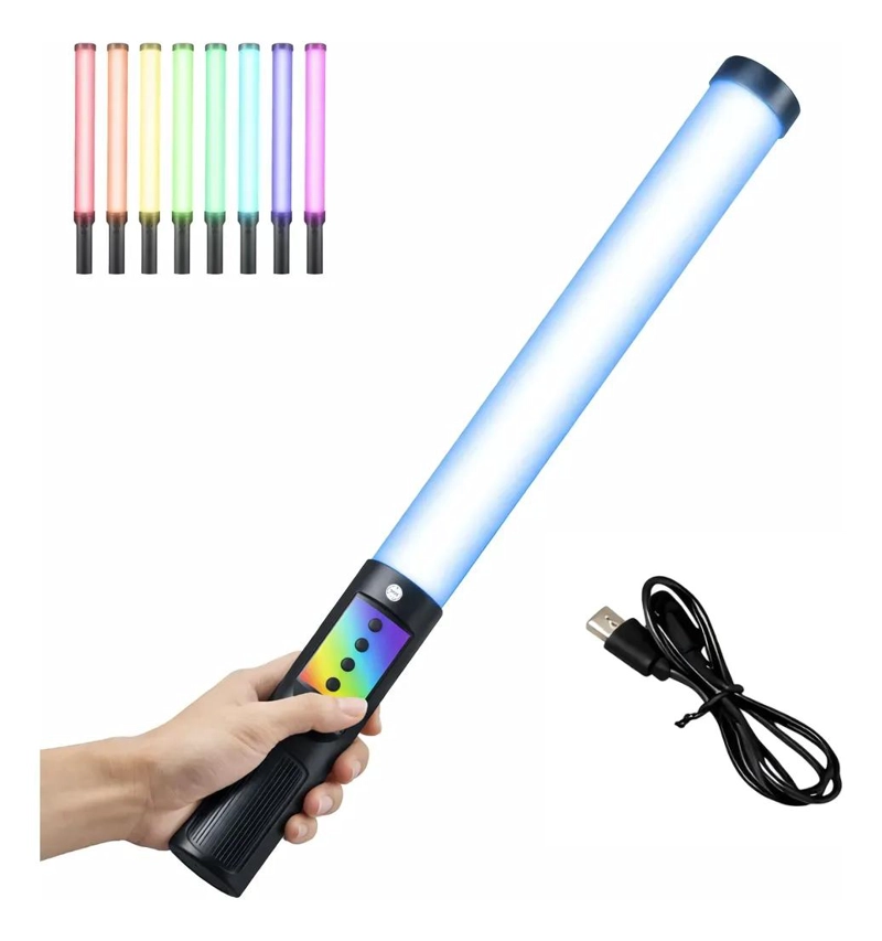 VARA LUMINOSA LED TUBO DE LUZ DE RELLENO NEGRA - 2