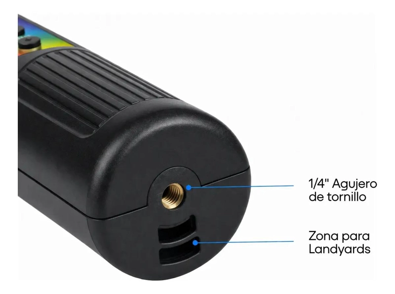 VARA LUMINOSA LED TUBO DE LUZ DE RELLENO NEGRA - 3