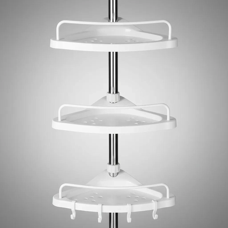 ORGANIZADOR ESQUINERO DUCHA BAÑO MULTIUSO 4 NIVELES AJUSTABLE - 3