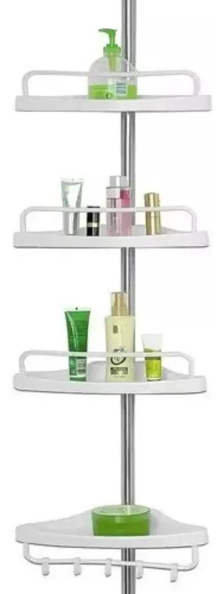 ORGANIZADOR ESQUINERO DUCHA BAÑO MULTIUSO 4 NIVELES AJUSTABLE - 4