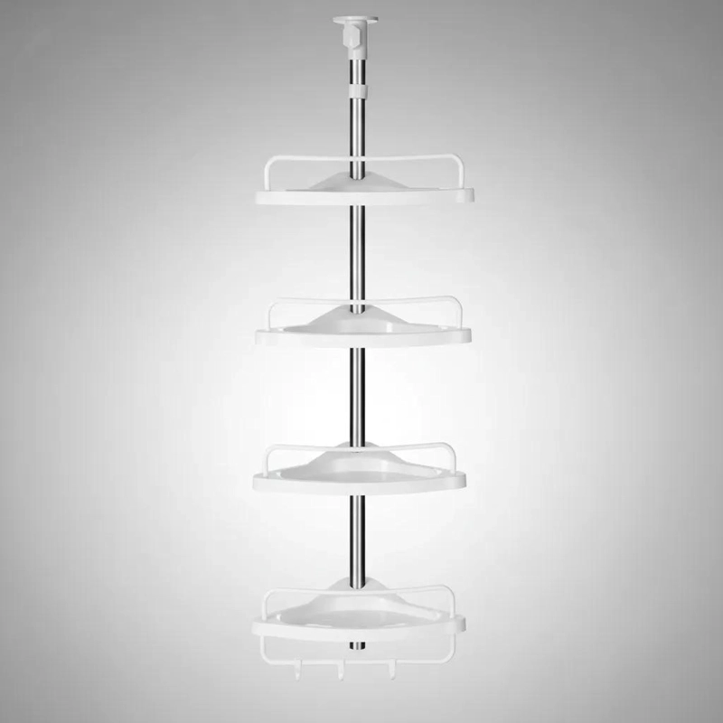 ORGANIZADOR ESQUINERO DUCHA BAÑO MULTIUSO 4 NIVELES AJUSTABLE - 8