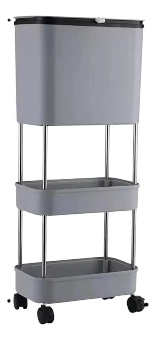 ORGANIZADOR MULTIFUNCIONAL DE COCINA CON 3 NIVELES BEIGE - 1