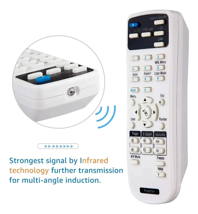 CONTROL REMOTO UNIVERSAL PARA PROYECTORES EPSON DE ALTA CALIDAD - 8