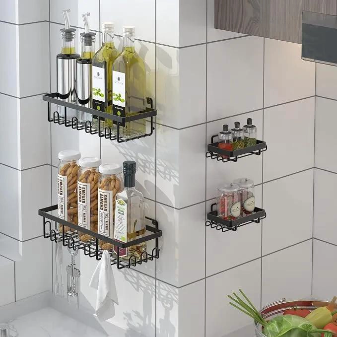 SET DE 5 ORGANIZADORES COLGANTES PARA BAÑO Y COCINA - 4