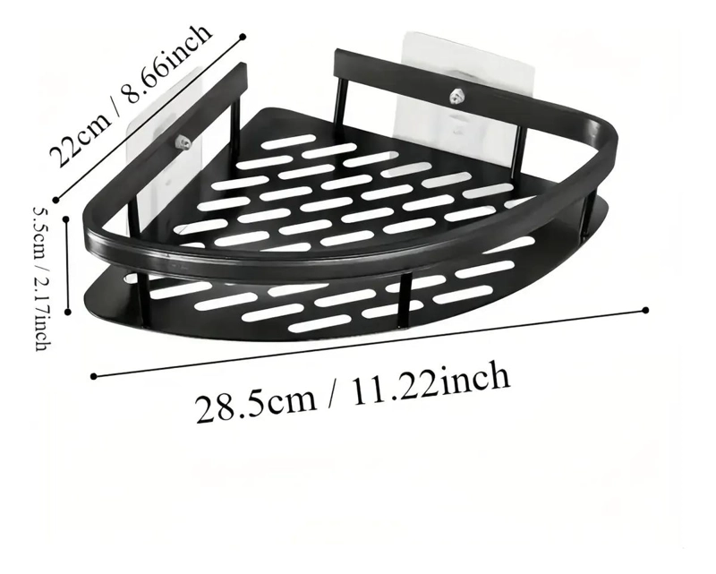 ESTANTE ESQUINERO ORGANIZADOR DE DUCHA PARA BAÑO - 3