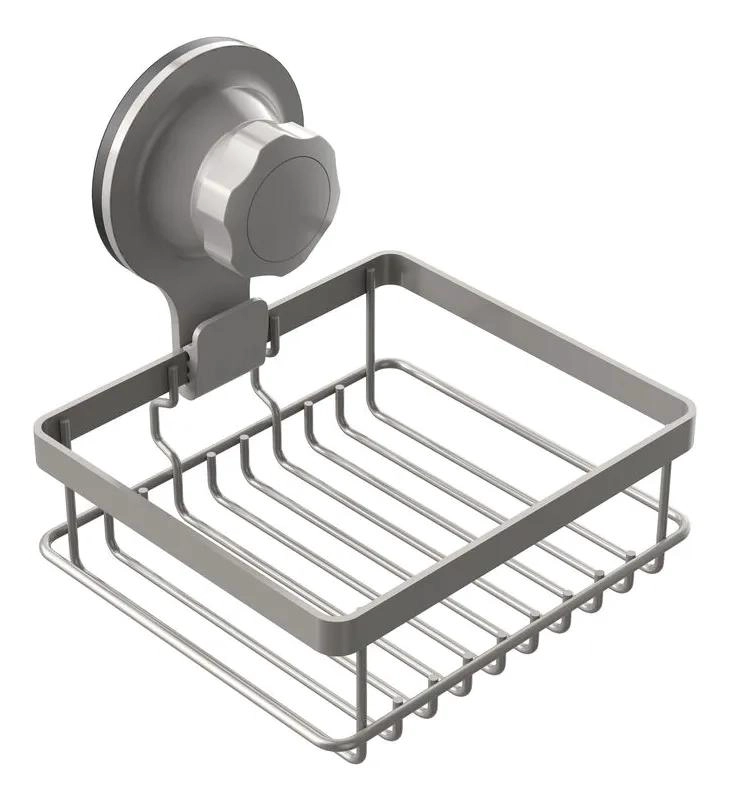 ORGANIZADOR DE DUCHA SUCCION TAUPE PARA BAÑO SIN TALADRO - 1
