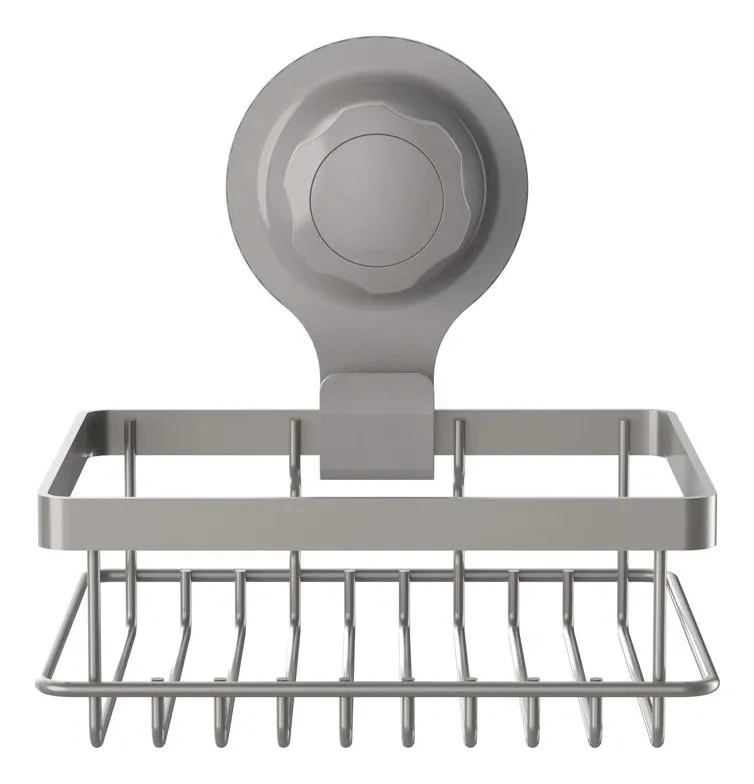 ORGANIZADOR DE DUCHA SUCCION TAUPE PARA BAÑO SIN TALADRO - 3