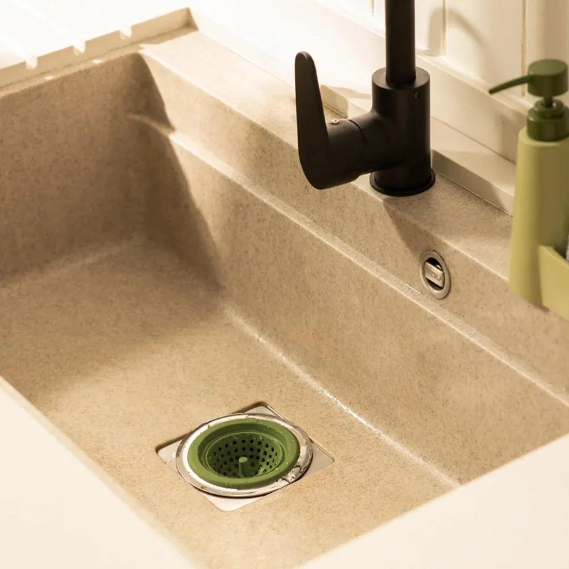 FILTRO DE SILICONA PARA DRENAJE DE BAÑO Y COCINA - 1