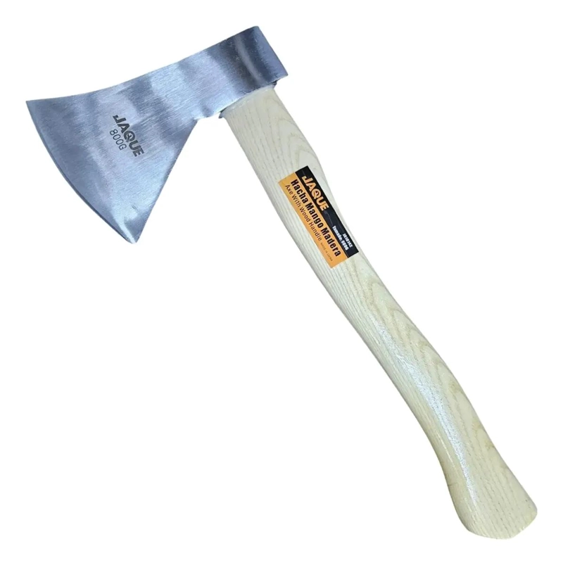 HACHA DE MANO 40CM CON MANGO DE MADERA - 1
