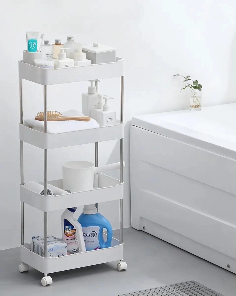 ESTANTE ORGANIZADOR MULTIUSO DE 4 NIVELES PARA BAÑO Y COCINA - 2