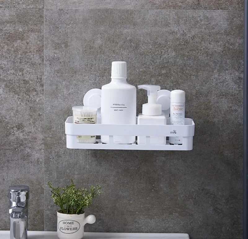 ESTANTE DE BAÑO CON VENTOSAS PARA FACIL INSTALACION Y ORGANIZACION - 8