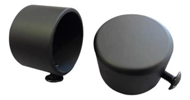 PACK DE 4 TOPES METALICOS PARA BARRAS DE CORTINA DE 25 MM - 2