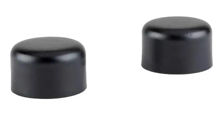 PACK DE 4 TOPES METALICOS PARA BARRAS DE CORTINA DE 25 MM - 3