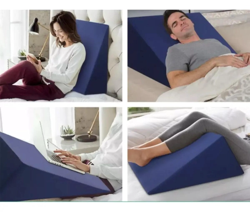 ALMOHADA TERAPE UTICA EN FORMA DE CUÑA PARA SOPORTE Y ALIVIO POSTURAL - 7