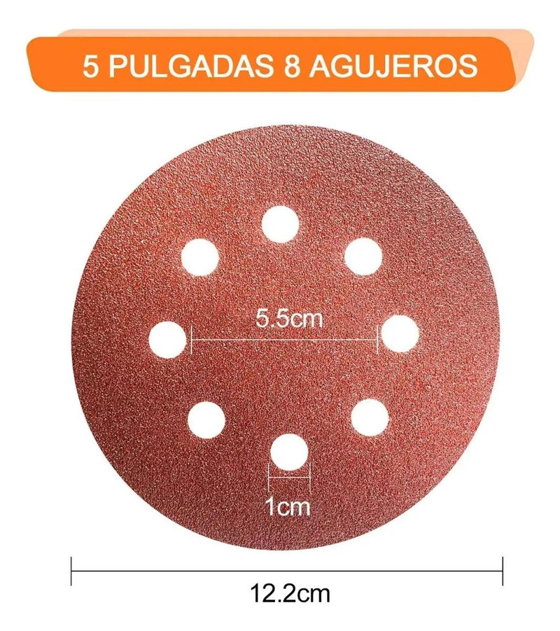 DISCOS DE LIJA DE OXIDO DE ALUMINIO 400 GRANOS - 2