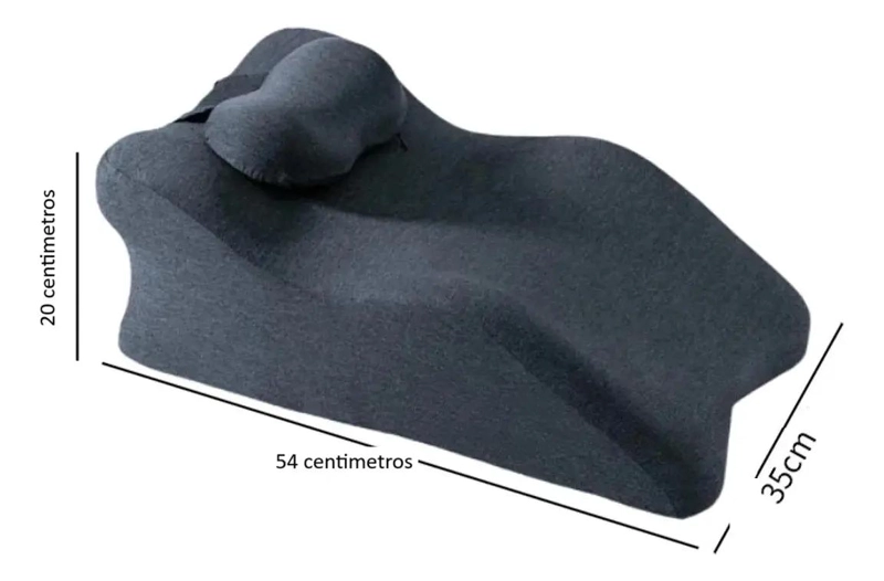 ALMOHADA ERGONOMICA DE ESPUMA VISCOELASTICA PARA SOPORTE DE PIERNAS Y RODILLAS - 2