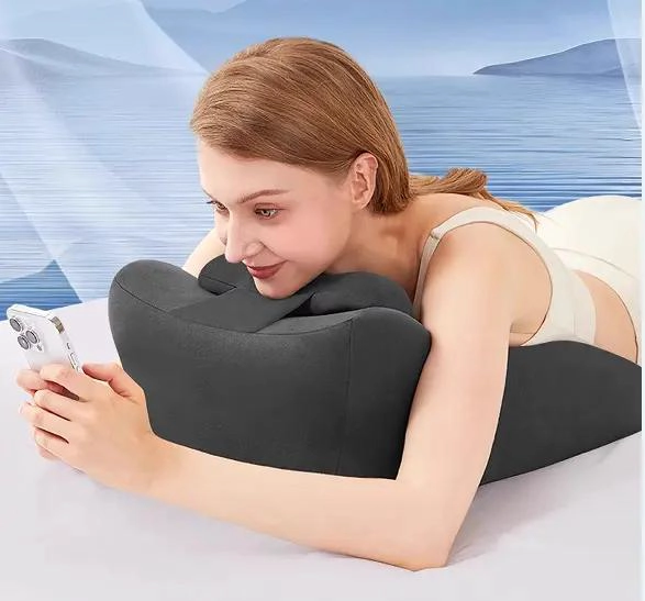 ALMOHADA ERGONOMICA DE ESPUMA VISCOELASTICA PARA SOPORTE DE PIERNAS Y RODILLAS - 3