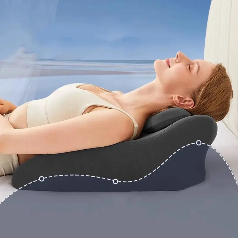 ALMOHADA ERGONOMICA DE ESPUMA VISCOELASTICA PARA SOPORTE DE PIERNAS Y RODILLAS - 9