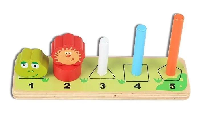JUEGO DE APILAMIENTO DIDACTICO DE MADERA PARA NIÑOS - 3