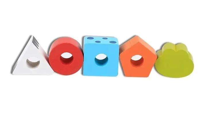 JUEGO DE APILAMIENTO DIDACTICO DE MADERA PARA NIÑOS - 4