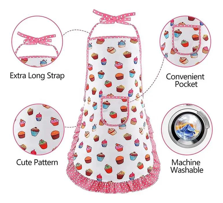 DELANTAL INFANTIL DE REPOSTERIA CON GORRO Y GUANTE PARA NIÑOS - 3