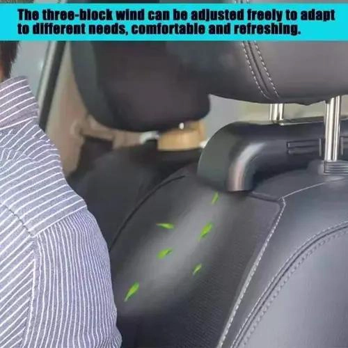 VENTILADOR USB PARA ASIENTO DE AUTO CON AJUSTE DE VELOCIDAD - 2