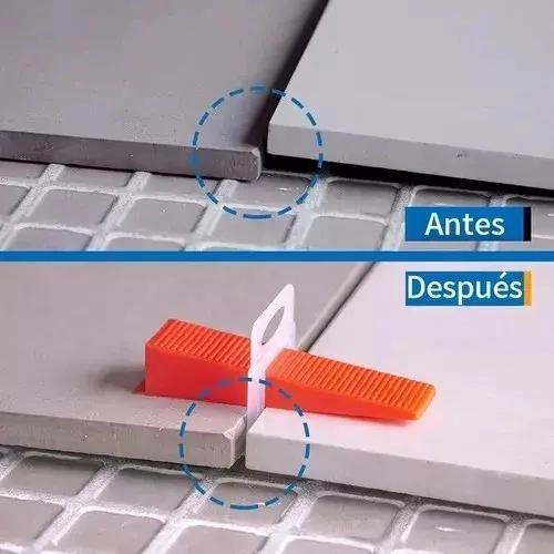 PACK DE 100 CLIPS NARANJAS DE PLASTICO - 7