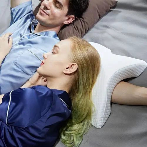 ALMOHADA CURVA ORTOPE DICA PARA CUELLO Y BRAZO EN COLOR BLANCO - 8