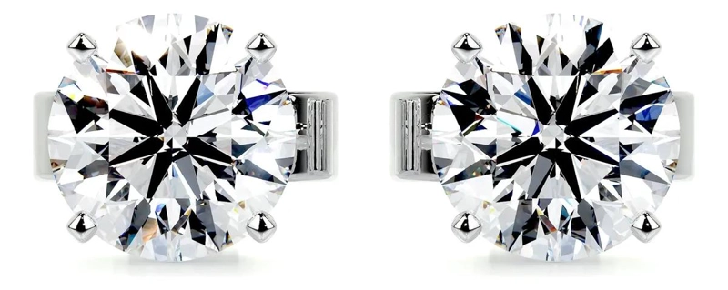 AROS DE PLATA 925 CON CIRCON BRILLANTE DISEÑO MINIMALISTA - 2