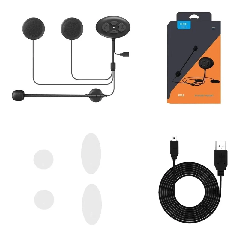AUDIFONOS BLUETOOTH MANOS LIBRES PARA MOTOCICLETA CON FM - 5
