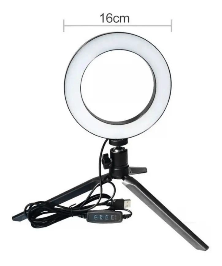 ILUMINADOR LED ANILLO ARO LUZ PARA FOTOGRAFIA Y MAQUILLAJE - 5