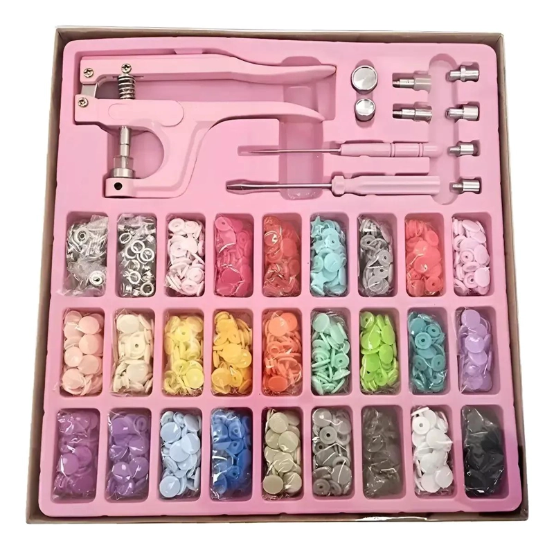 PINZA REMACHADORA PARA BROCHES PLASTICOS CON 270 ACCESORIOS - 1