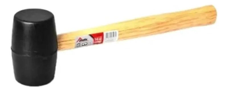 MARTILLO DE GOMA CON MANGO DE MADERA - 1
