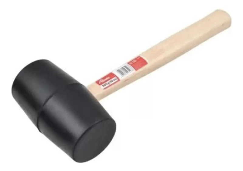 MARTILLO DE GOMA CON MANGO DE MADERA - 2