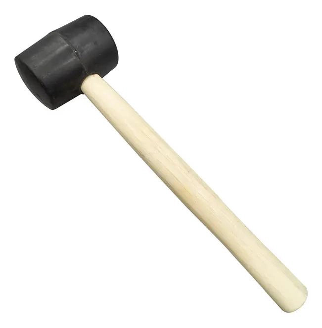 MARTILLO DE GOMA CON MANGO DE MADERA - 3