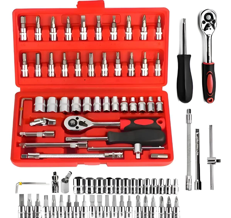 SET DE HERRAMIENTAS 46 PIEZAS EN MALETIN - 1