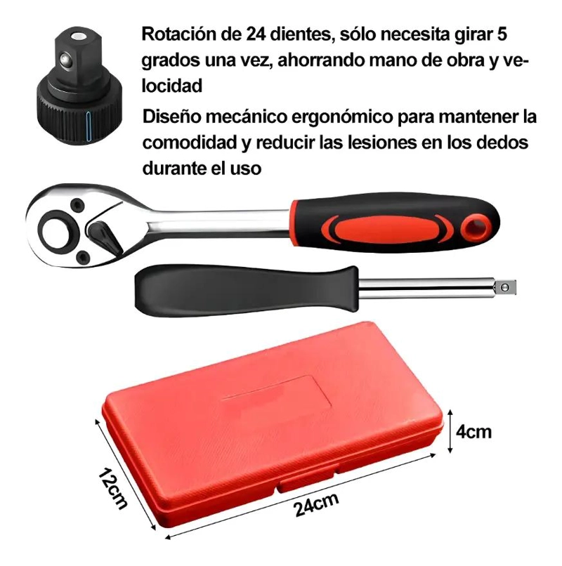 SET DE HERRAMIENTAS 46 PIEZAS EN MALETIN - 3