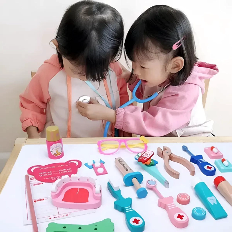 SET DE JUGUETES DE ME DICO DE MADERA PARA NIÑOS - 2