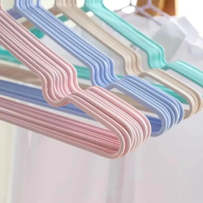 10 PERCHAS ANTIDESLIZANTES DE METAL PARA ROPA - 9