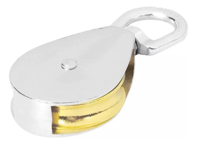 ROLDANA SENCILLA DE 5 CM PARA CABLES Y CADENAS - 1