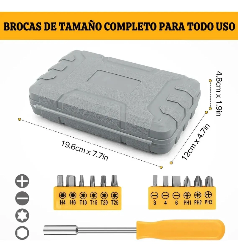 KIT DE HERRAMIENTAS MANUALES 24 PIEZAS - 2