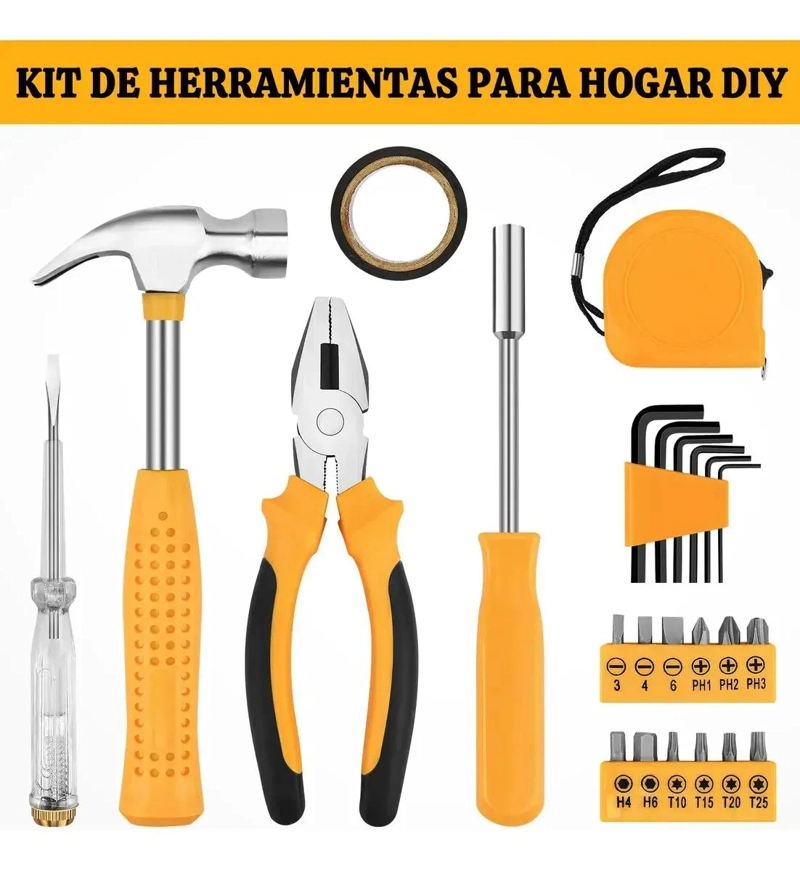 KIT DE HERRAMIENTAS MANUALES 24 PIEZAS - 3
