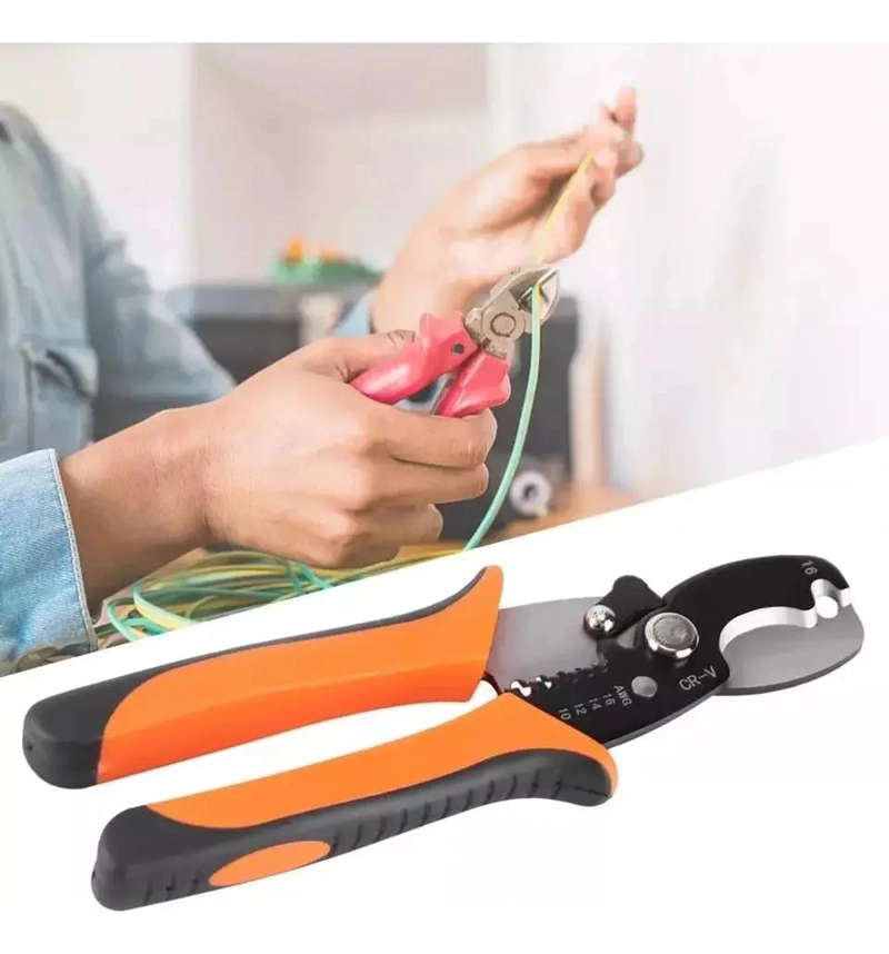 CORTADOR DE CABLE MULTIFUNCIONAL DE 8 PULGADAS PARA BRICOLAJE - 2