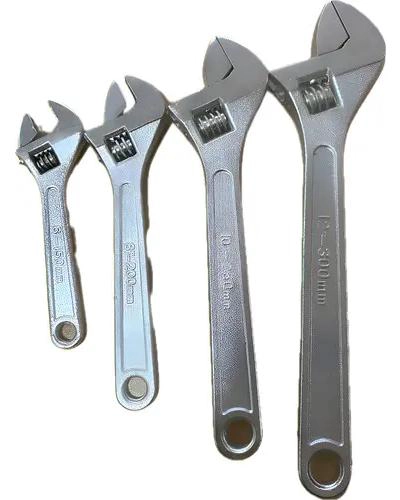 SET DE LLAVES FRANCESAS DE 12, 10, 8 Y 6 PULGADAS - 1
