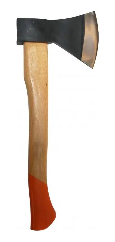 HACHA DE ACERO CON MANGO DE MADERA 1 KG PARA USO INTENSIVO - 1