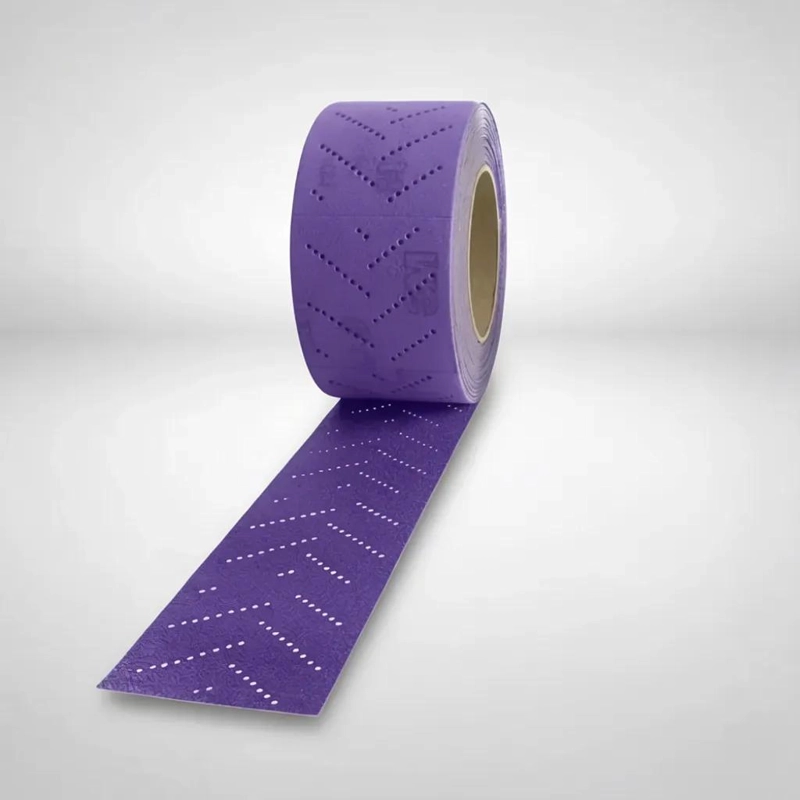 LIJA TACO ROLLO VELCRO PURPURA PARA LIJADO PROFESIONAL - 1