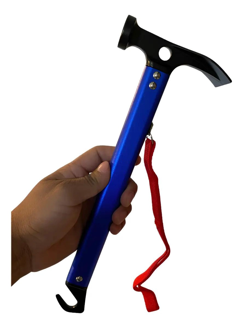 MARTILLO CAMPING MULTIFUNCIONAL CON EXTRACTOR DE ESTACAS - 1