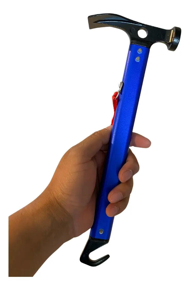 MARTILLO CAMPING MULTIFUNCIONAL CON EXTRACTOR DE ESTACAS - 4