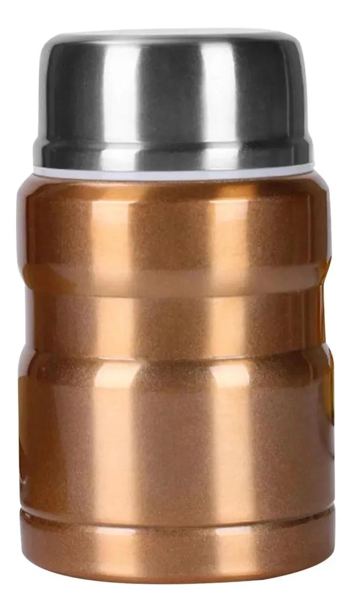 TERMO DE COMIDA ACERO INOXIDABLE 500ML CON CUCHARA PLEGABLE - 3